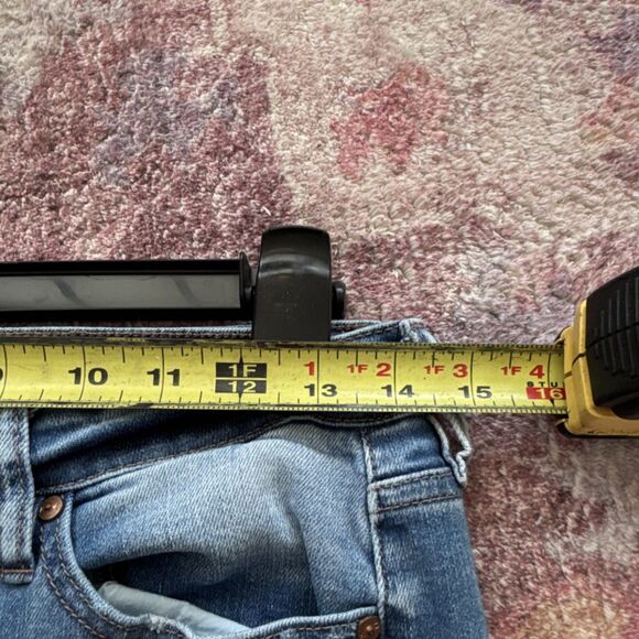 KanCan Women's Skinny Distressed Raw Hem Denim Jeans Blue - Picture 8 of 11